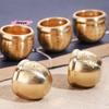 M-Feng Shui Lucky Fortune Wealth Brass Cornucopia Baifu Rice Cylinder Desktop Ashtray Study Small Ornament Gift Home Decoration