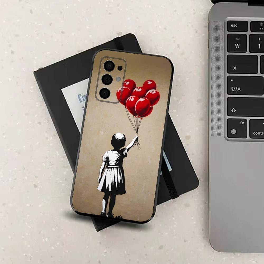 Graffiti Art B-Banksy S-Street Case For Samsung Galaxy A73,72,41,J7,22,Note,31,8,9,52,71,53,32,Soft Black Silicone Cover
