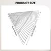 Garden Leaf Rake Head Gardening Removal Tool Heavy Duty Hand Tools Spare Parts with 24 Tines