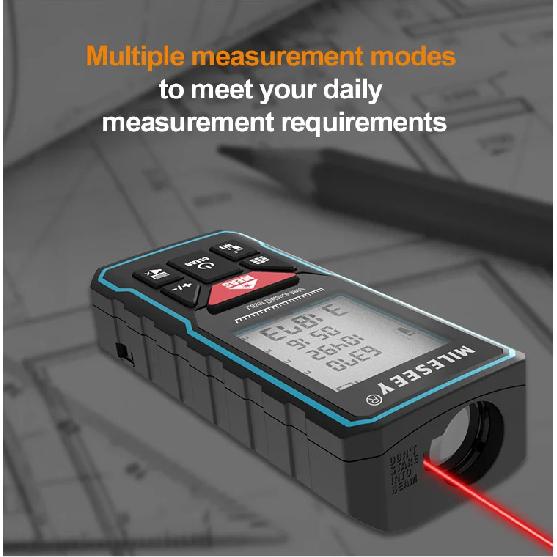 Mileseey X6 Laser Distance Measure With Angle Mini Handheld Digital Trena Rangefinder Meter Measuring For Home Design