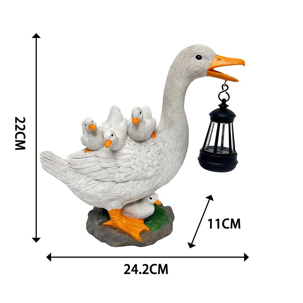 Solar-Powered Duck Ornament: Creative Outdoor Garden Lawn Decoration