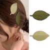 Holder Hair Accessories Headdress Gift Korean Style Women's Hairpin Knitted Barrette Leaf Hair Clip