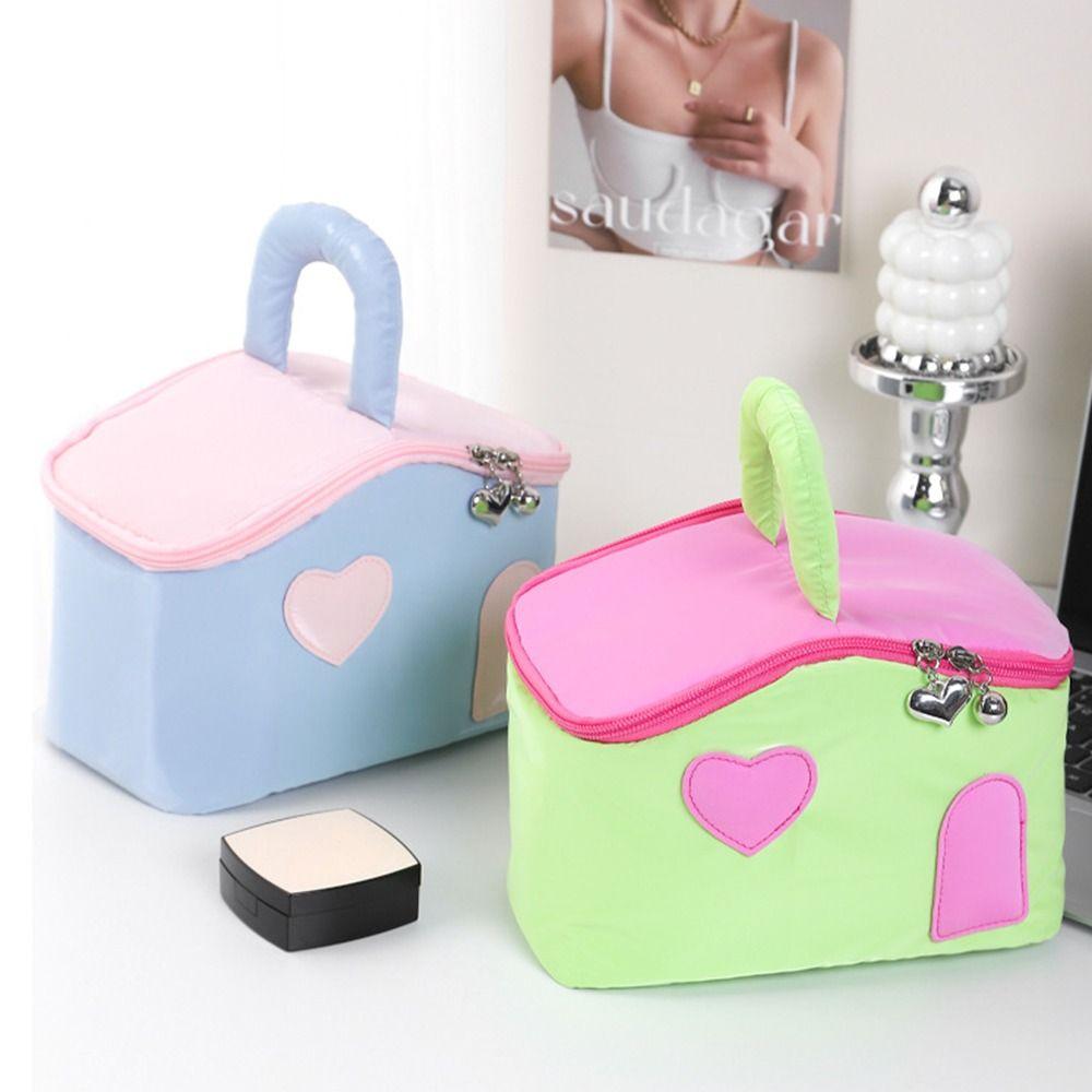 Large Capacity Cosmetic Storage Bags Korean Style Toiletries Storage Pouch Cartoon Makeup Bags Gym