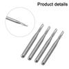 4PCS 1mm Car Glass Tapered Carbide Drill Bit Automobile Windshield Drilling Hole Drill Bit Repair Cutting Tools Accessories