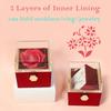 Acrylic Jewelry Box Romance Valentines Gift with Sturdy Designs for Travel Use