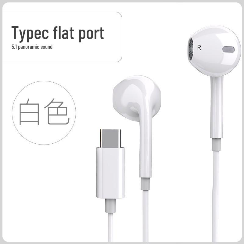 In-Ear Wired Computer Headphones with 2-3 Meter Cable & Microphone for Live Streaming