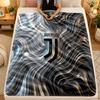 Flanelinis pledas Juventus FC Šiltas minkštas pledas naudojimui patalpoje ant sofos, lovos, svetainėje