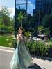 2026 French Yellow Spaghetti Strap Sleeveless Dress for Women - Summer Beach Fairy Long Dress