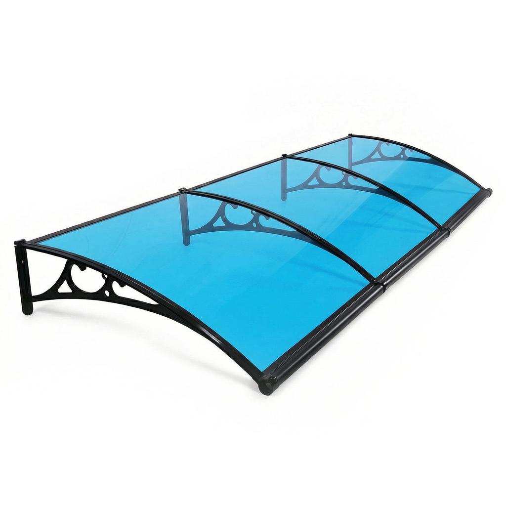 Awning for Door Entrance with Aluminum Alloy Bracket House Overdoor Awnings Long Service Life for Rain Snow Sunlight Protection