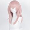 LAOBAO Cosplay Sasuga Long Pink Wig with Costume Accessory for School and Events Wig, Inui, Heat-Resistant, Twintails, Parties, Halloween, Festivals,