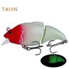 7.5CM/12G Multi-Jointed VIB Fishing Lure with Hooks Realistic 2-Section Swimbait Hard Artificial Bait Freshwater Saltwater Fishing Accessories