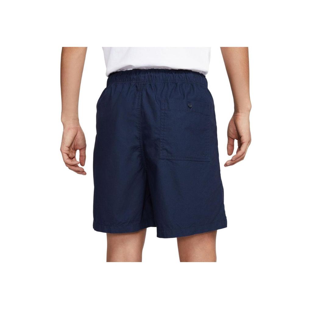 Nike Club Flow Lace-Up Comfortable Fashion Casual Shorts Men shorts Navy-Blue HJ1947-451