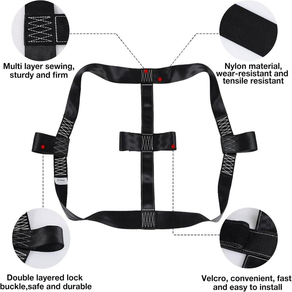 Universal Motorcycle Rear Wheel Strap Heavy Duty Motorcycle Tie Down Strap Rear Tire Hold