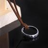Divertido Diseño SIC PARVIS MAGNA Colgante Collar Anillo de Drake Cadena de Cuero