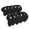Thickened Golf Iron Covers - Set of 10 Numbered Club Headcovers