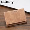 Baellerry Men Mini Card Holder Wallets Vintage Design Tri-fold Thin Purse ID Credit Card Holders GZW