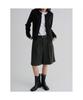 Fleece-Lined Bermuda Slacks Ash