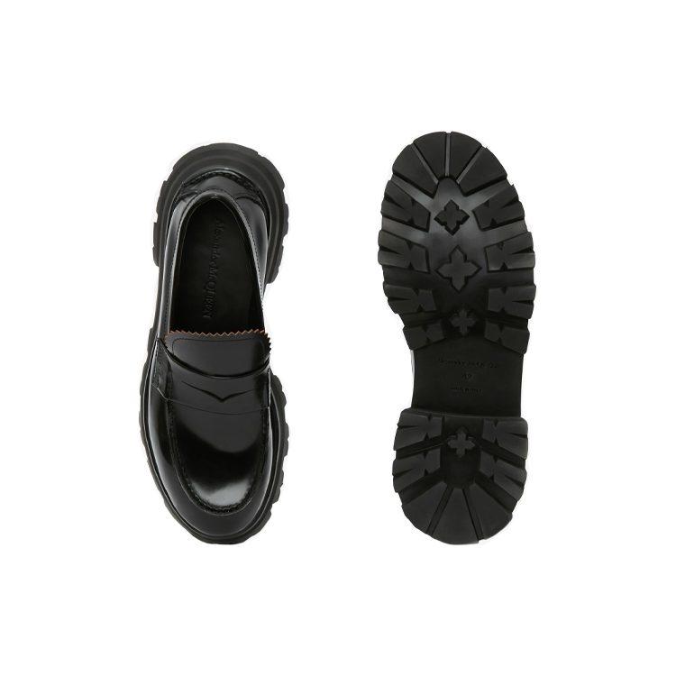 Alexander Mcqueen Penny Loafer Black Women's 664618WHZ801000