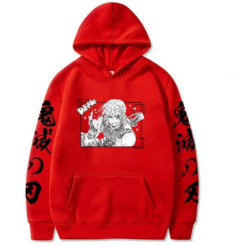 Kimetsu No Yaiba Harajuku Anime Demon Slayer Hoodie Kawaii Manga Uzui Tengen Cool Graphics Sweatshirts Tops