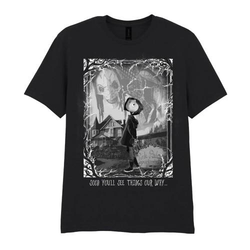 Coraline Unisex Adult Horror Scene T-Shirt
