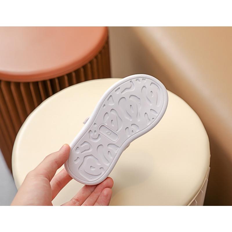 Baby's Spring New Arrivals White Shoes, Girls' Infant Soft-Soled Walking Shoes, Casual Sneakers for Children, Boys' Toddler Casual Shoes.