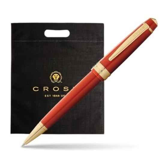 Шариковая ручка CROSS Bailey Light Amber, тонкий стержень, AT0742-13