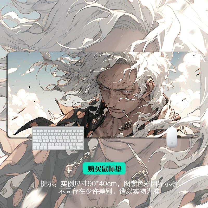 Shounen Anime ONE PIECE Leather Mouse Pad Oversized Anime E-sports Game Table Mat Notebook Keyboard Non-slip Waterproof Mouse Pad Office Desktop Pad