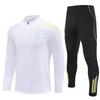 Juventus Semi-Zipper Long-Sleeved Short-Sleeved Training Clothes Sports T-Shirt Pre-Game Warm-Up Vest Football Jersey