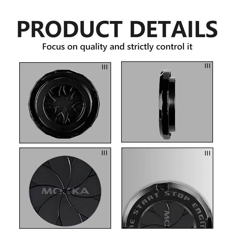 AAAYQ1 For Opel Car Keyless Start Cover Ignition Button Decorative Ring Astra H K J G Corsa E D OPC Insignia B Vectra Mokka