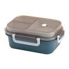 IOLOYU 1250ml Lunch Large Suitable for Men and Boys and Elementary School and Junior High School Divided Bento Stands Large Easy To Large Lunch