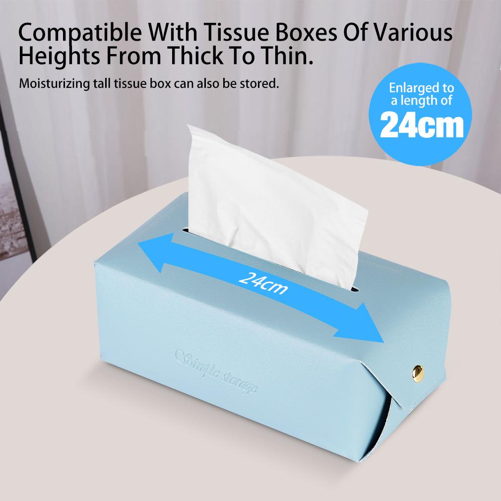 1Pc Simplicity Car-Carrying Toilet Home Bathroom Desktop Pumping Tissue Box PU Leather Living Room Table Napkin Holder Case Storage Box Creative