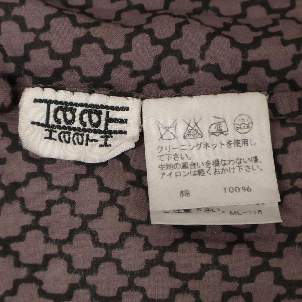 Haat HA22FH511 Brown All-over Print Short-sleeved Dress Dress 4 BrownUsed