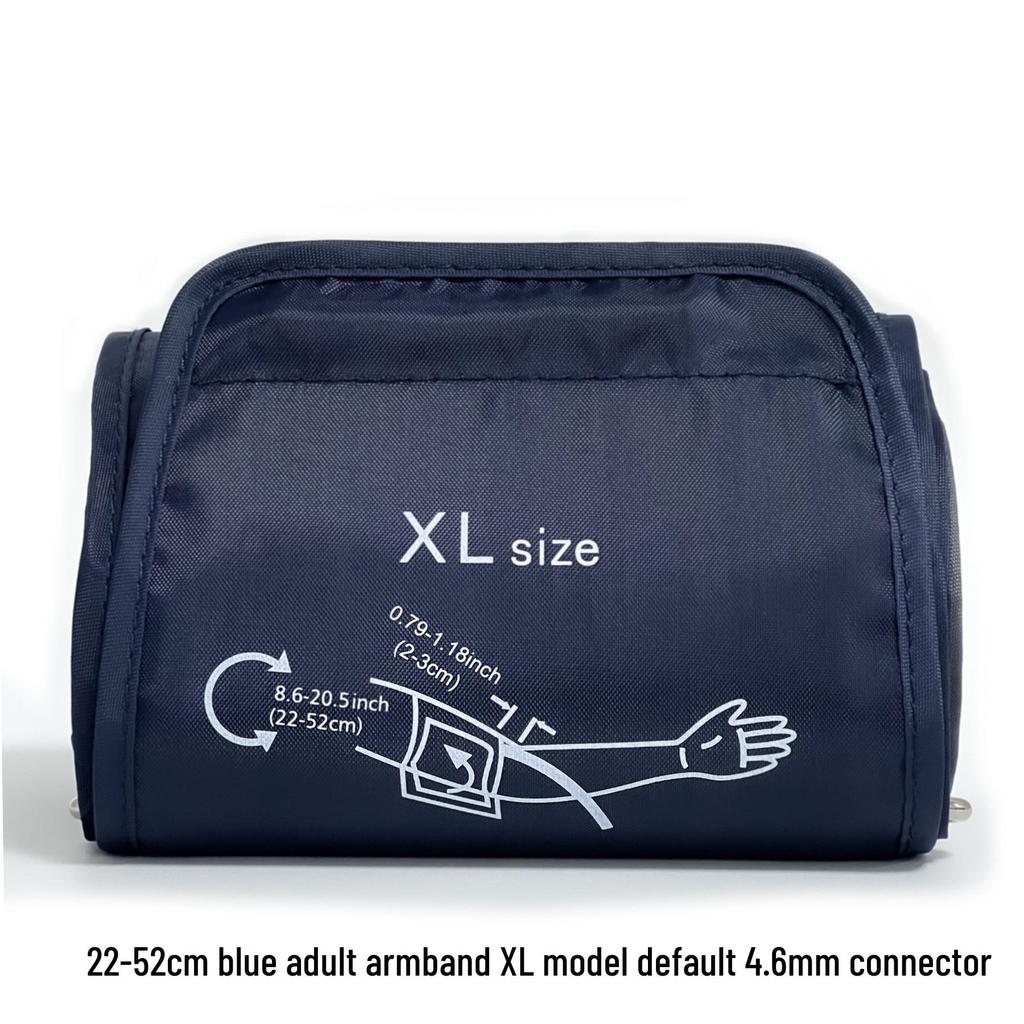 Upper Arm Blood Pressure Monitor with Extended Cuff