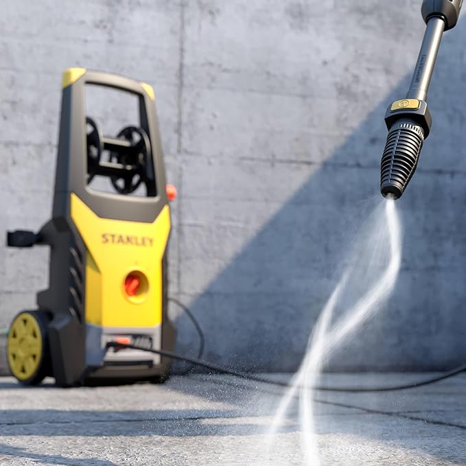 STANLEY SXPW24BX-E High Pressure Washer with Patio Cleaner (2400 W, 170 Bar, 500 L/h) | Stanley 2400 W | 170 Bar | 500 L/h