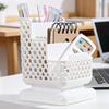 Three-Layer Desktop Pen & Cosmetic Storage Box with Phone Holder
