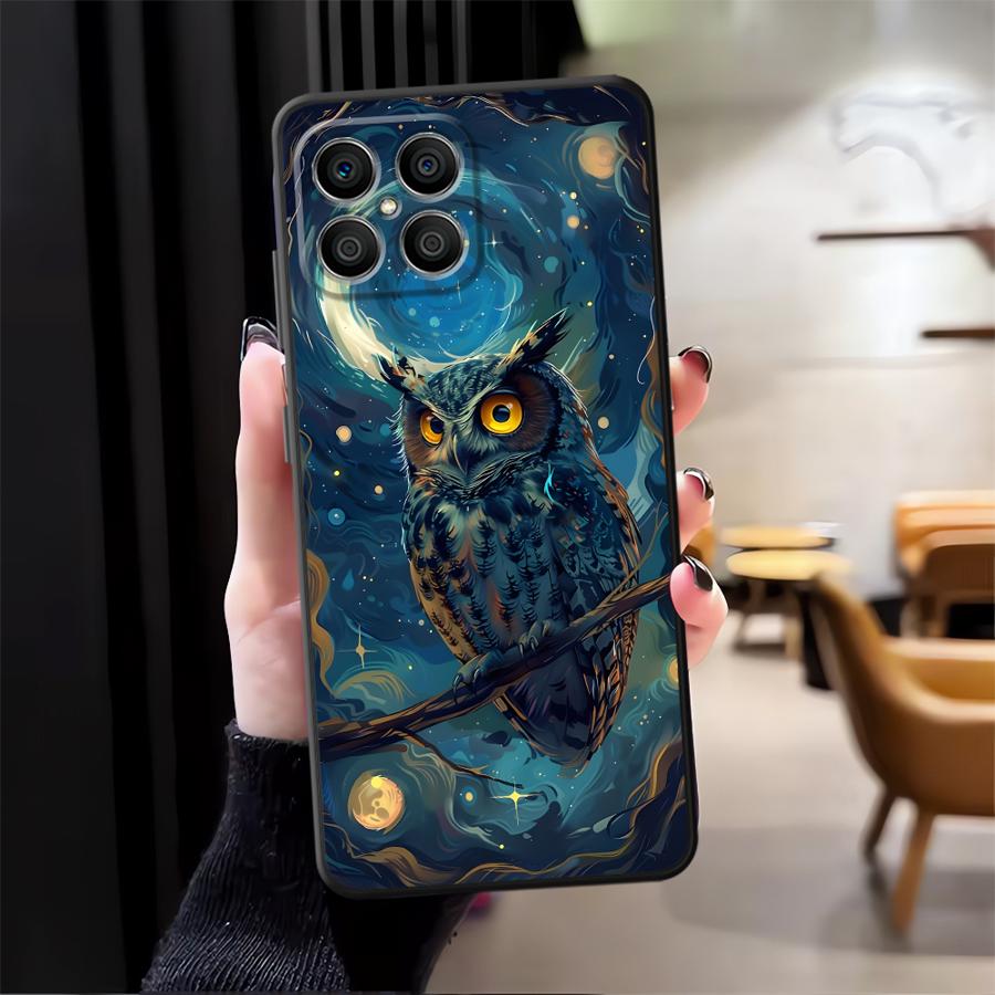 Fantasy Uil Hoesje voor Honor 70 200 400 Lite X9a X6 Magic5Lite X8 X5b 90 8X X7 Funda Telefoonhoes Honor X5b