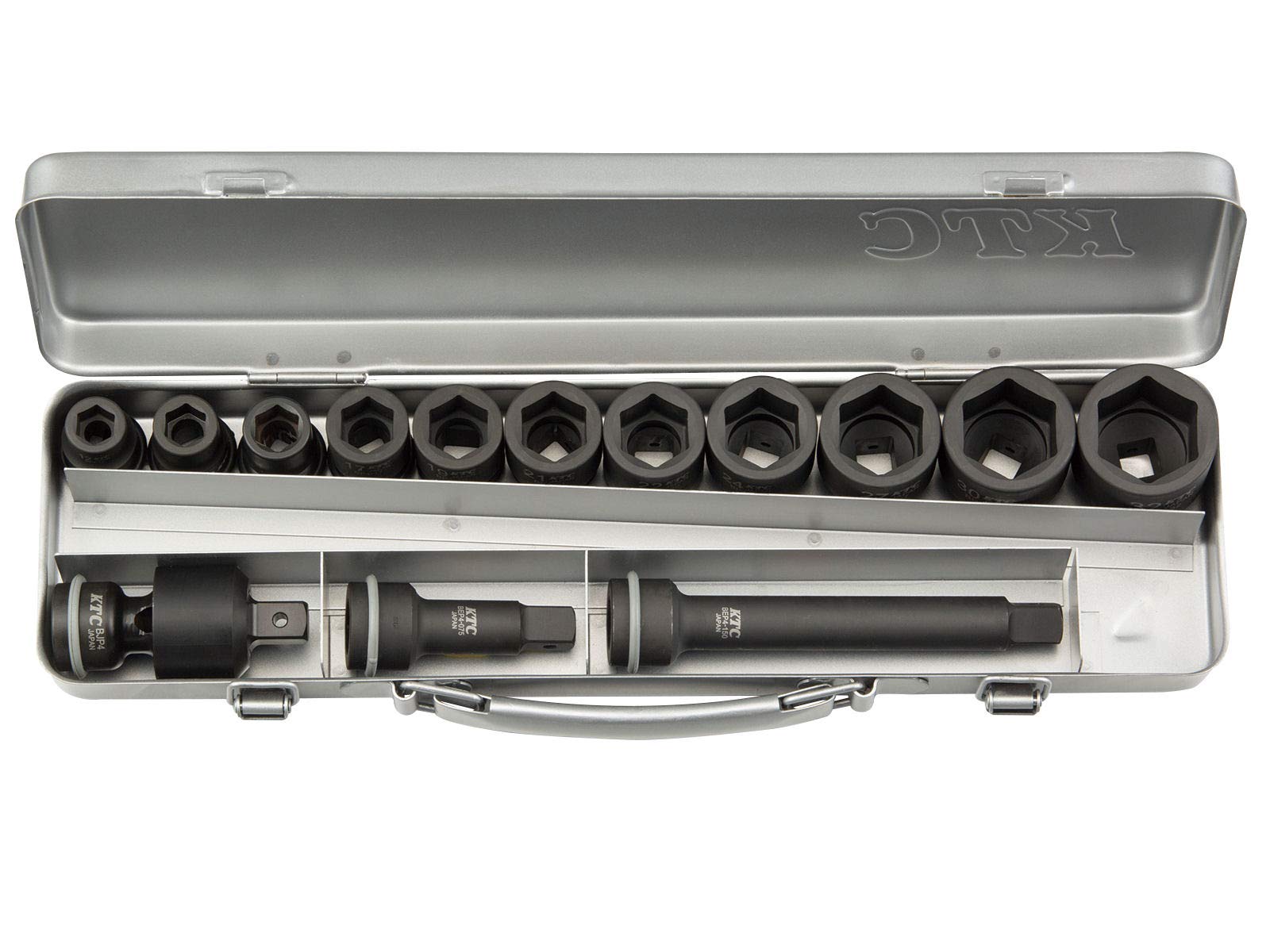 

Kyoto Tool Impact Wrench Socket TBP411PA (KTC) 14-Piece 12.7SQ Set, Standard,