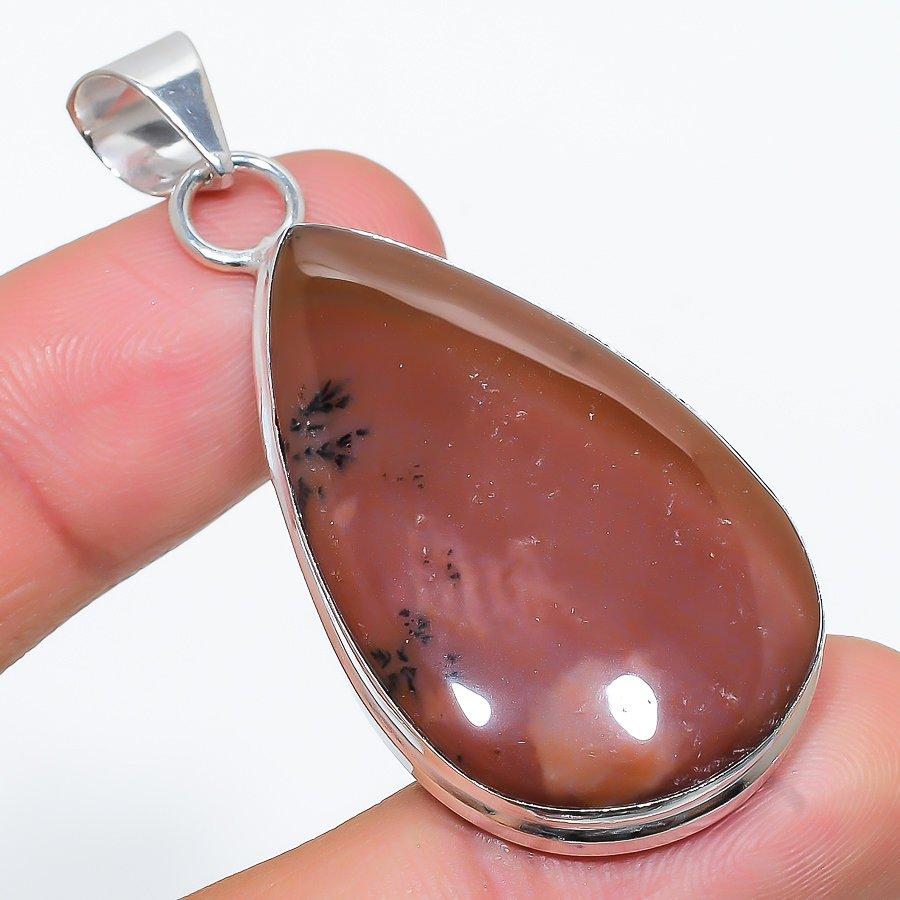 

Honey Dendritic Gemstone Handmade Ethnic Jewelry Pendant 2.32 SR-7044