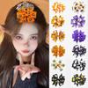 Pumpkin Pumpkin Hairpin Bat Bat Duckbill Clip Creative Halloween Bow Hair Clip  Party