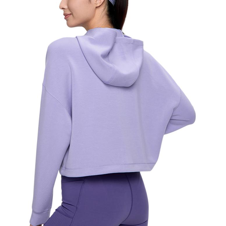 SAUCONY Running Sports Casual Fashion Breathable Long Sleeve Knit Top Women Tops Blue Purple SC1230189A-PP08
