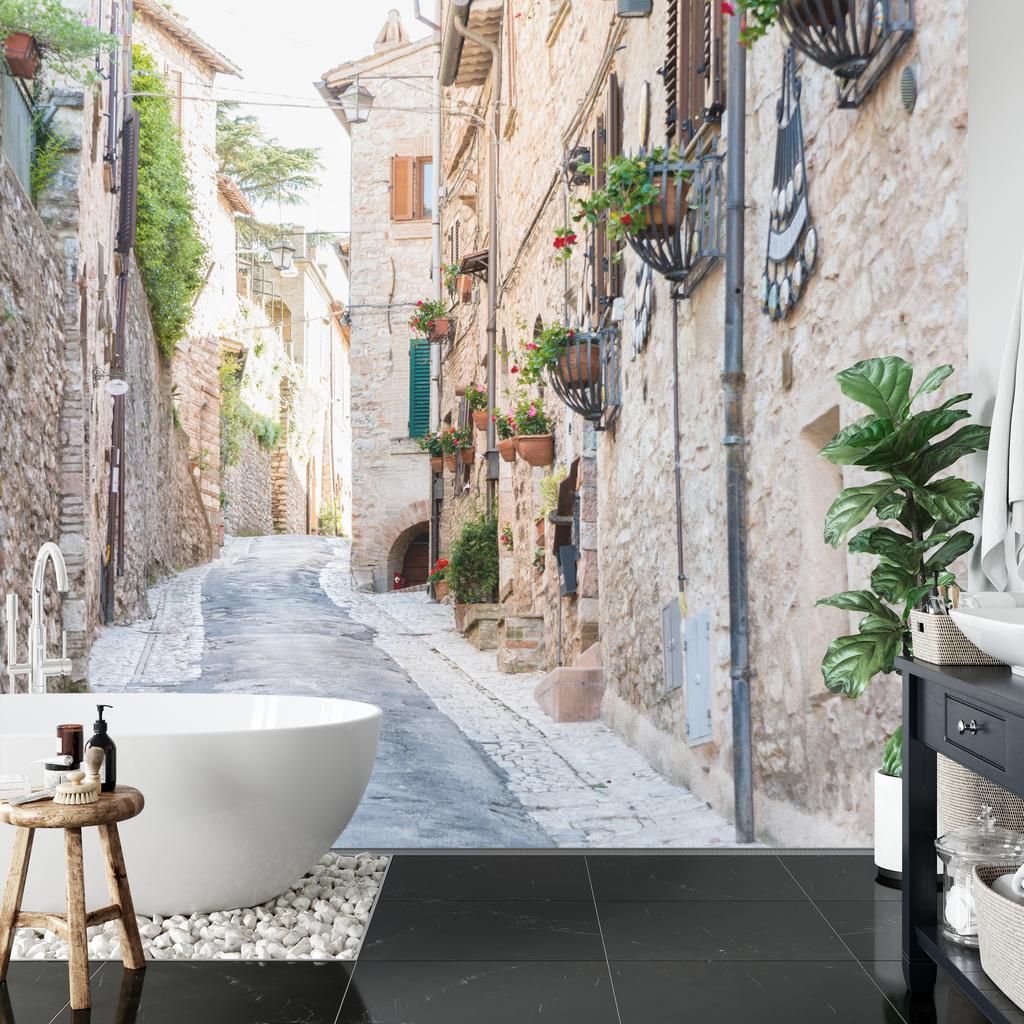 Photomural Italian Street Smooth Vinyl 208x146