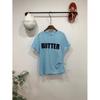 C S In The Room BuTTer leTTerIng Round neCk ShorT Sleeve T ShirT 4Color
