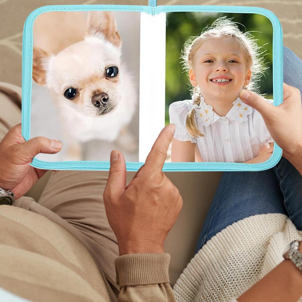 Photo Album For Kids Early Childhood Memory Keeper Soft Cloth Memory Photo Book For Parents Multigenerational Households