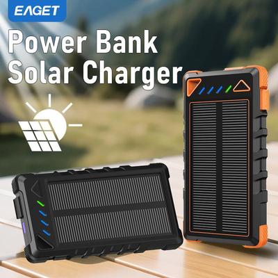 Φορητό Εξωτερικού Χώρου Έκτακτης Ανάγκης Power Bank Κινητού Τηλεφώνου 8000mAh, Υποστηρίζει 3 Συσκευές Ταυτόχρονα. 4 επίπεδα ρύθμισης φωτός