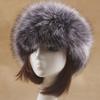 Women Hat Solid Color Faux Fur Headwear Brimless Empty Top Hat for Skiing