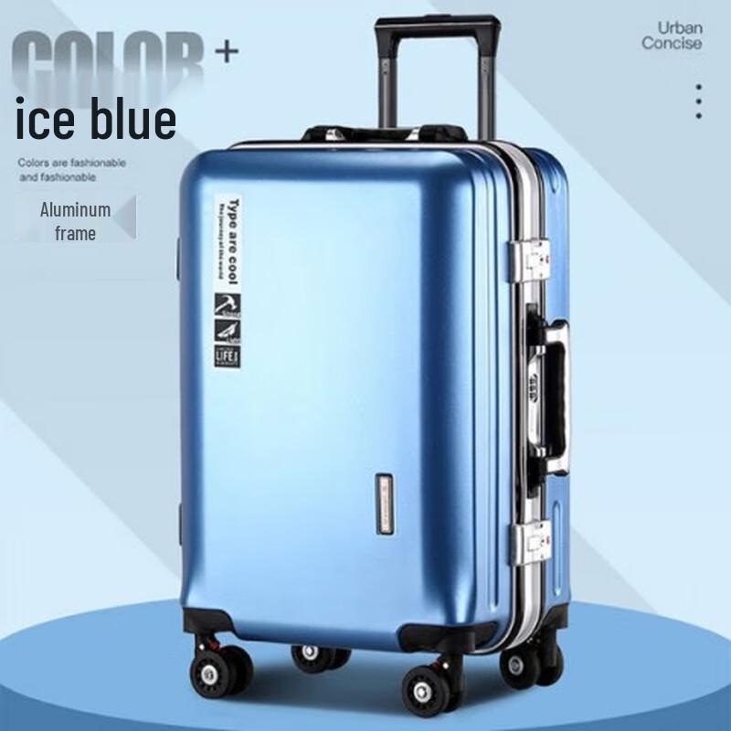 BARACKJIE 20-Inch Durable ABS+PC Hardside Carry-On Suitcase