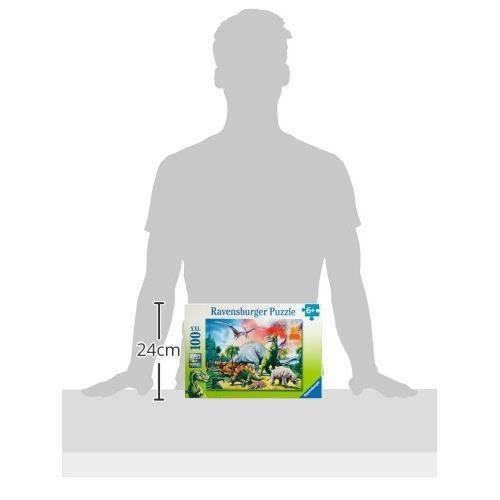 Puzzle enfant Ravensburger Au Milieu Des Dinosaures 100 Pièces