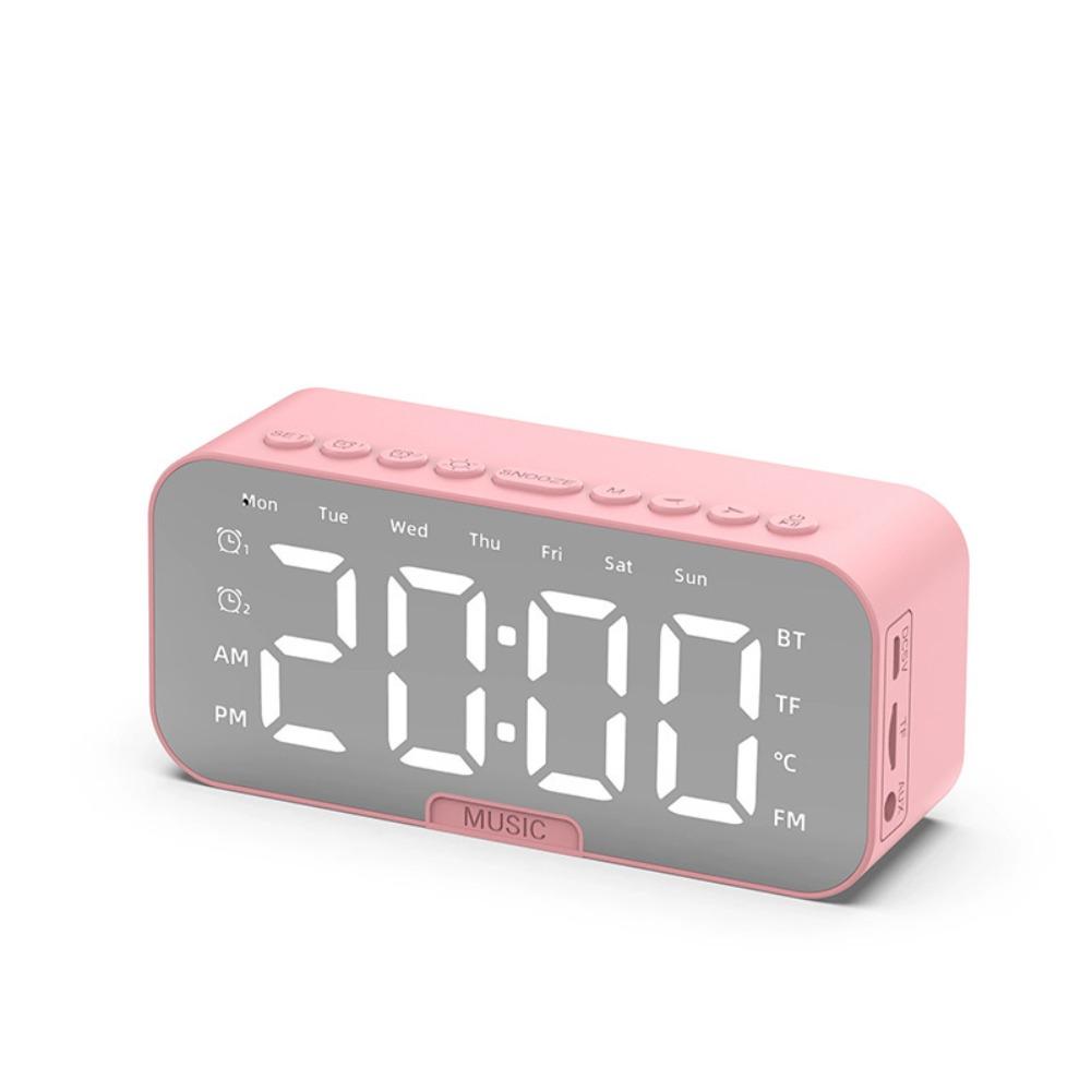 LED Display LED Digital Alarm Clock FM Radio Function Digital Display Temperature Display Clock Temperature Display
