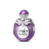S925 Silver Color Butterfly Daisy Rose Crown Perfume Charms Beads Fit Pan Bracelets DIY Fine Jewelry Making Gifts