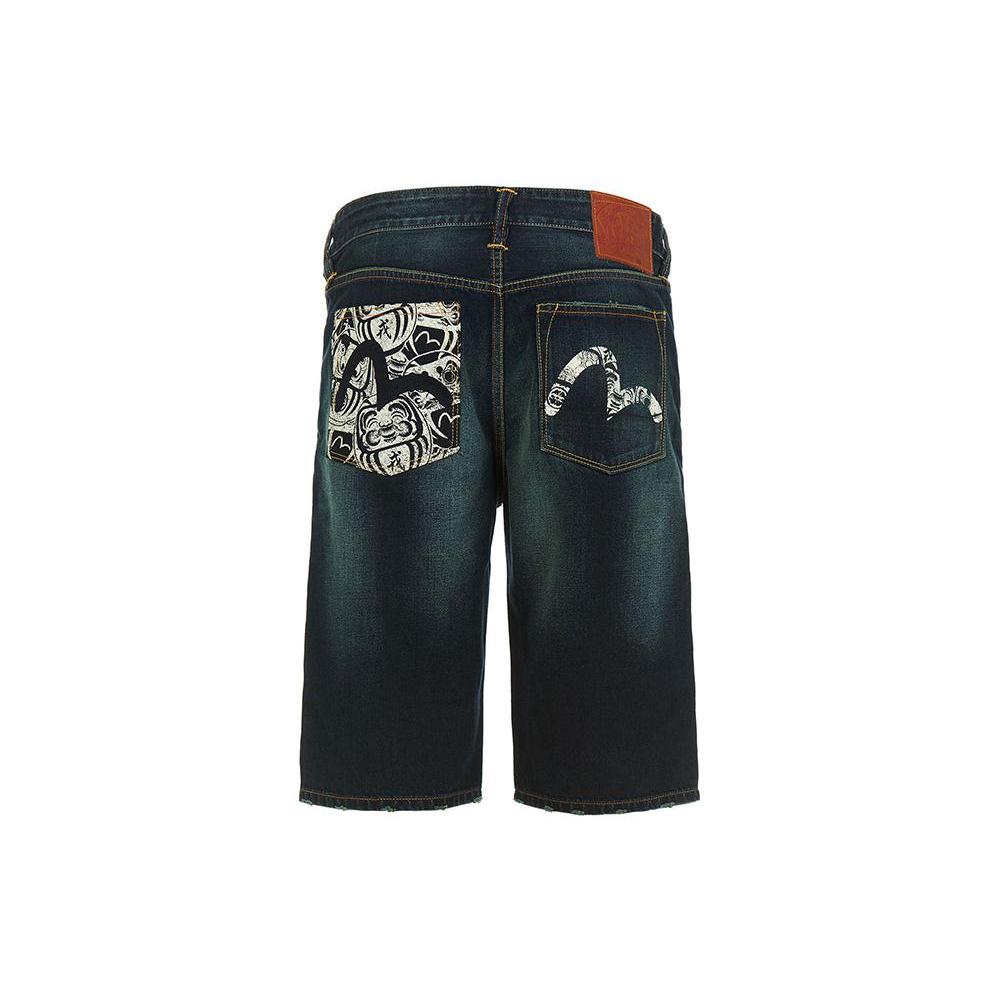Evisu Denim Shorts Men's Blue Moderate 1ESHTM9DS246XX